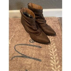 L&B Brown Heeled Boots